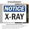 Signmission Radiation & Laser Sign, 5 in H x 7 in W, Vinyl Decal, Rectangle OS-2PACK-NS-D-57-L-19084 - alternate 3